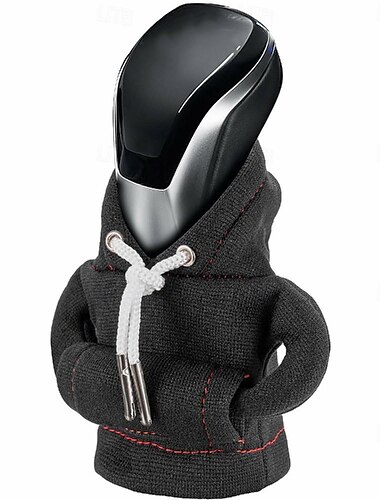  Hoodie-Abdeckung für den Schalthebel, universeller Hoodie für den Auto-Schaltknauf, Mini-Hoodie für den Auto-Schalthebel, Automobil-Innenausstattung, süße Gadgets