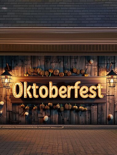  немецкий oktoberfest 2024 наружная дверь гаража крышка баннер пиво винтажный большой фон украшение для праздника наружная дверь гаража украшения для дома стены