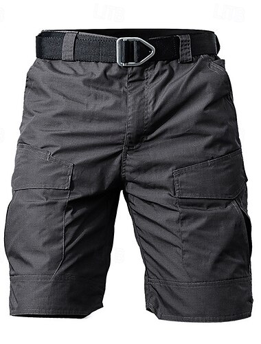  Férfi Taktikai rövidnadrág Rövidnadrágok Camo Shorts Planinarske kratke hlače Gombok Többzsebes Sima Álcázás Viselhető Rövid Szabadtéri Napi Kempingezés és túrázás Divat Klasszikus Fekete Khakizöld