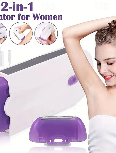  Barbeador de indução a laser, barbeador elétrico indolor, luz azul para mulheres, instrumento de remoção de pelos corporais privados