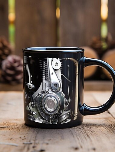  Neuheit-Mechaniker-Motor-Tassen, einzigartige Kaffeetassen, Vatertags-Tasse, Automobil-Kunst, Mechaniker, lustige Kaffeetasse, coole Papa-Geschenke von Tochter, Sohn, Ehefrau zu Weihnachten,