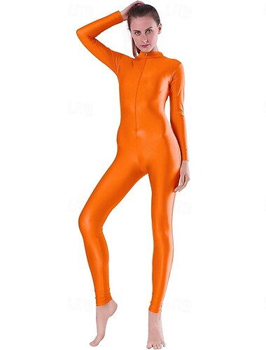  Zentai-Anzüge Cosplay Kostüm Ganzkörperanzug Ninja Karnevalskostüm Ganzkörperanzug Königstag Damen Trikots Sexy Kostüm Einfarbig Elasthan Lycra Kostüm für Halloween Karneval Maskerade Erwachsene