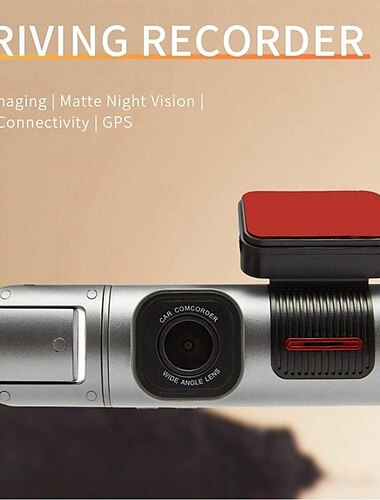  K1 1080p Ny Design / HD / med bakre kamera Bil DVR 170 grader Vid vinkel CMOS 3 tum IPS Dash Cam med WIFI / GPS / Nattseende 4 infraröd LED Bilinspelare