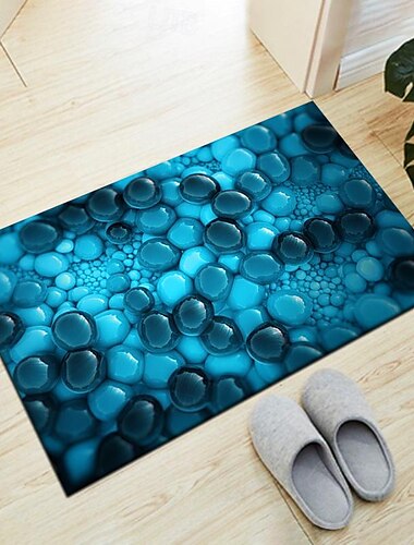  Kopfsteinpflaster bunte Fußmatte Küchenmatte Bodenmatte rutschfester Bereich Teppich ölbeständiger Teppich Indoor Outdoor Matte Schlafzimmer Dekor Badezimmermatte Eingangsteppich