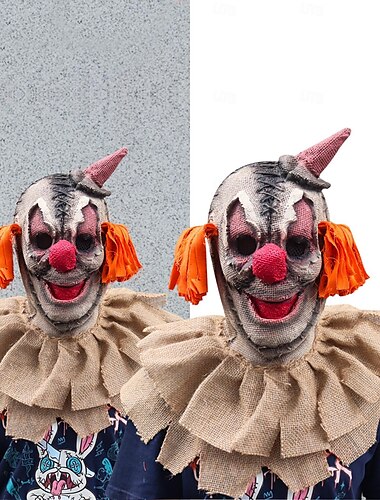  Férfi Női Uniszex Borzalom Ijesztő jelmez Mindszentek napja Maszk Halloween-kellékek  számára  Mindszentek napja Farsang