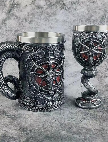  Retro Středověké Doplňky Viking Maškarní kostým Pánské Dámské Unisex Pirát Fantazie předvečer Všech svatých Karneval Nový rok Karneval Výkon Párty Dospělé Celý rok