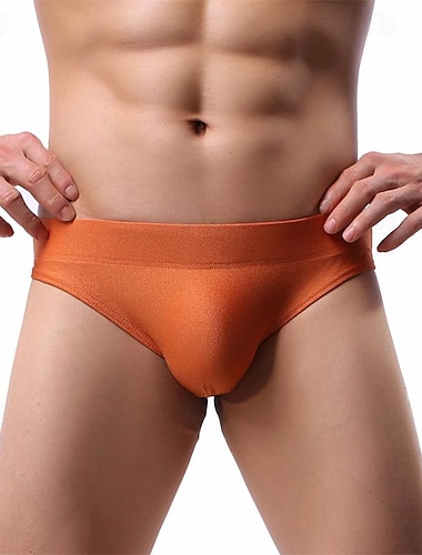  Herr 1 st Boxershorts Nylon Andningsfunktion Mjuk Bekväm Slät Mellanhög midja Svart Vit