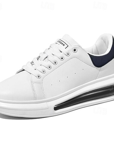  Weiße Air-Cushion-Sneaker für Herren – bequeme, leichte Sportschuhe zum Laufen und für die Freizeit