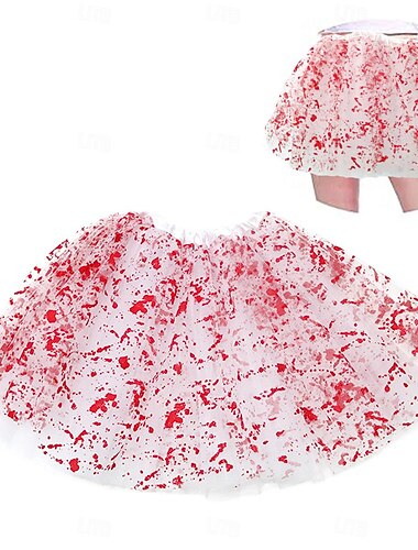  Vampir Rock Cosplay Kostüm Tutu Erwachsene Damen Gruseliges Kostüm Halloween Maskerade Maskerade Einfaches Karnevalskostüm