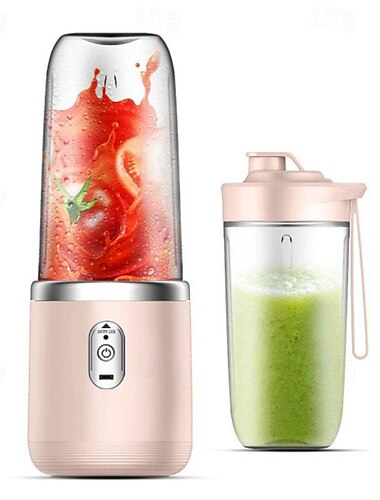  tragbarer Saftbecher, elektrischer Hand-Milch-Smoothie-Mini-Mixer, Entsafter, Smoothie-Maker mit tragbarem Mixbecher