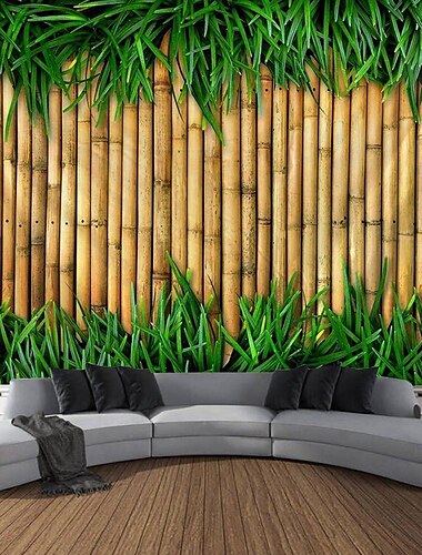  bellissimo arazzo da muro in bambù sfondo decorazione arte della parete tovaglie copriletto coperta da picnic spiaggia arazzi colorato camera da letto corridoio dormitorio soggiorno appeso