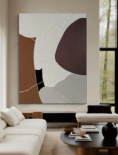  velké ručně vyráběné nástěnné umění abstraktní plátno malba nástěnná malba současné umění minimalistický olejomalba ručně malované umění 3d texturovaná malba pokojová výzdoba