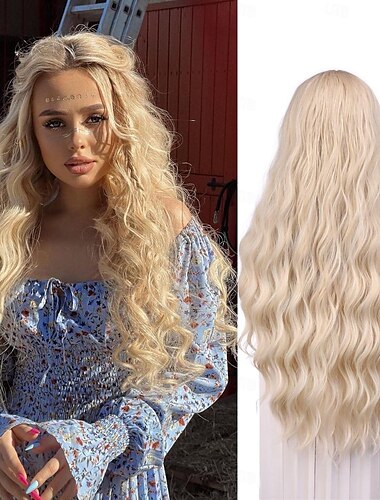  Perucă sintetică dreaptă perucă cu cărarea pe mijloc lungă roșie albastră ginger ombre verde blond păr sintetic peruci de cosplay pentru femei petrecere moale peruci de Halloween