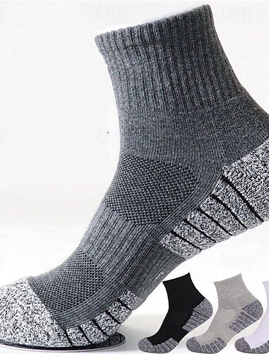  calcetines de compresión de talla grande calcetines deportivos deportivos calcetines para correr 1 par de calcetines a rayas antideslizantes transpirables absorbe el sudor cómodo entrenamiento de