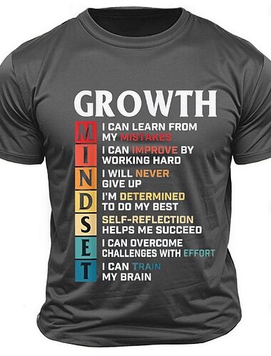  Herren Buchstabe Lustig T Shirt T-Shirt 100% Baumwolle Kurzarm Grafik Hemd Schwarz Dunkelgrau Armeegrün Bequemes T-Shirt Straße Sport im Freien Modedesigner-Kleidung