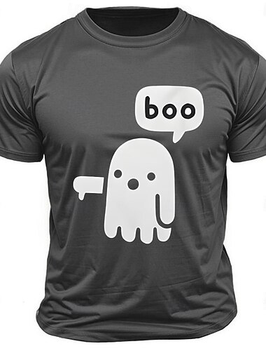  Herren Lustig Buchstabendruck T Shirt T-Shirt 100% Baumwolle Kurzarm Grafik Hemd Schwarz Dunkelgrau Dunkelblau Bequemes T-Shirt Straße Sport im Freien Modedesigner-Kleidung