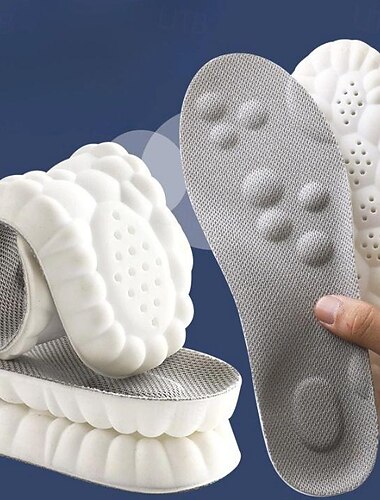  1 пара стельок с технологией 4d Cloud — мягкое облегчение боли в ногах — поддержка свода стопы и массажные точки — доступны различные размеры и цвета