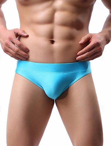  Herren 1 pc Unterwäsche Boxer Boxer-Shorts Nylon Atmungsaktiv Weich Komfortabel Glatt Mittlere Hüfthöhe Schwarz Weiß