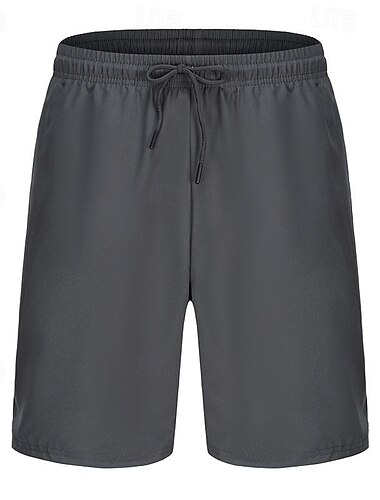  Herren Sweatshorts Kurze Hose Shorts Kurze Hosen Sommer-Shorts Tasche Kordelzug Elastische Taille Glatt Komfort Kurz Sports Outdoor Täglich Ausgehen Modisch Brautkleider schlicht Schwarz Grau