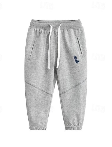  Jungen 3D Dinosaurier Hose Jogginghose Frühling Herbst Aktiv Basic kinderkleidung 4 Jahre + Outdoor Sport Casual Regular Fit