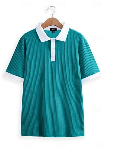 Herren Muskelshirt Golfshirt Arbeit Lässig Gerippter Polokragen Klassisch Kurzarm Basic Modern Farbblock Gerippt Frühling & Sommer Schmale Passform Weiß Gelb Blau Grün Grau Muskelshirt   Herren Muskelshirt Golfshirt Arbeit Lässig Gerippter Polokragen Klassisch Kurzarm Basic Modern Farbblock Gerippt Frühling & Sommer Schmale Passform Weiß Gelb Blau Grün Grau Muskelshirt
