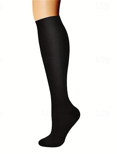  Calcetines de compresión Calcetines Deportivos Calcetines para correr 1 Par Básico Mujer Calcetines de tubo Transpirable Reductor del Sudor Cómodo Entrenamiento de gimnasio Corriendo Correr Patineta