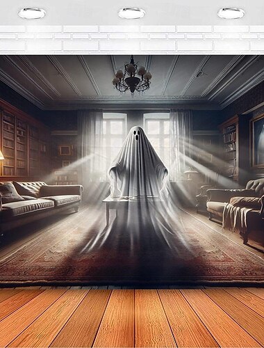  Halloween Dekorationen Zombie Braut hängen Wandteppich Wandkunst große Wandteppich Wandbild Dekor Fotografie Hintergrund Decke Vorhang Haus Schlafzimmer Wohnzimmer Dekoration Geist Kürbis Hexe