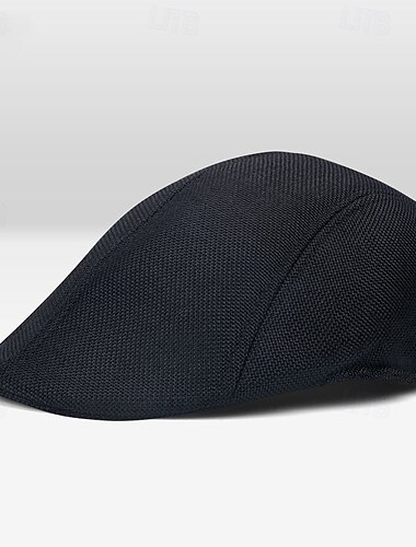  Bărbați Bască Flat Beretă Pălărie Ascot Pălărie Newsboy Negru Alb lenjerie de pat Modă Casual Englezesc Stradă Zilnic Simplu Ajustabile Respirabil