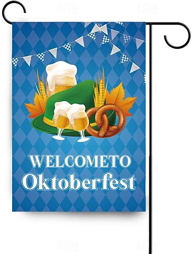  Deutsches Oktoberfest 2025 Tagesgartenflaggen kleine Gartenflaggen für außen Außenflaggen Urlaubsflaggen für alle Jahreszeiten