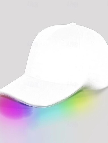  1 stück led-kappe leucht hut für männer und frauen usb ladekabel licht für party home hohlen dekoration