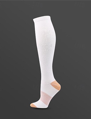  Kompressionsstrümpfe Sportsocken laufsocken 1 Paar Grundlegend Herren Socken Rutschfest Atmungsaktiv Schweißableitend Komfortabel Fitnesstraining Basketball Laufen Joggen Radsport Sport Modisch Nylon