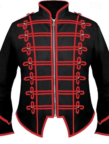  Rokoko Viktorianisch Jacke Anzüge & Blazer Zirkusjacke Prinz Herren Maskerade Alltagstauglich Karneval von Venedig Erwachsene Mantel