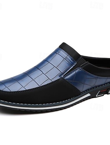  Herren Cloggs & Pantoletten PU Leder Komfortabel Rutschfest Halbschuhe Dunkelrot Hellbraun Dunkelbraun