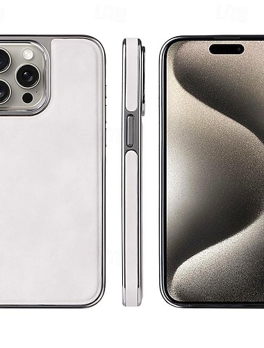  τηλέφωνο tok Για iPhone 16 15 14 Pro Max Plus iPhone 13 Pro Max Πίσω Κάλυμμα Υποστήριξη ασύρματης φόρτισης Ανθεκτική σε πτώσεις TPU Επιμετάλλωση PU δέρμα