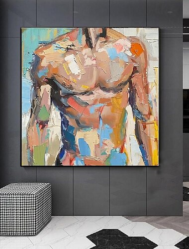  gay body schilderij handgemaakte mannelijke kunst bude olieverf mannen abstract olieverfschilderij wall art gay body schilderij muur decor cadeaus voor slaapkamer lving room bar decoratie