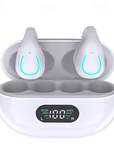  Neues Clip-On Bluetooth-Headset drahtlose Geräuschreduzierung kein Ohr schmerzfrei Sport Ohrclip Headset