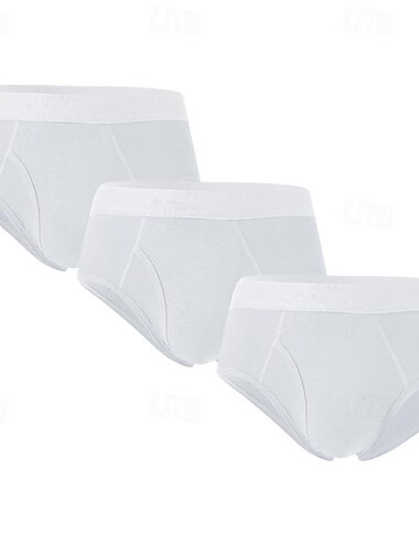 Herren 3 Pack Unterwäsche Boxer Boxer-Shorts Patchwork Hauptstadt Atmungsaktiv Weich Komfortabel Farbblock Mittlere Hüfthöhe Schwarz+Weiß+Grau Schwarz