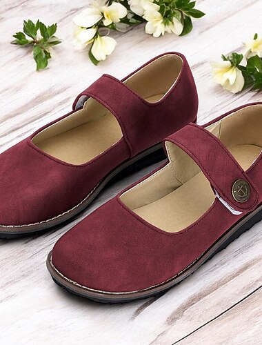  groene vintage mary jane flats voor dames - comfortabele en veelzijdige vrijetijdsschoenen voor dagelijks gebruik en wandelen