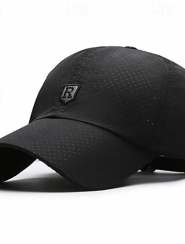  Herre Baseballcaps Solhatt Trucker Hat Svart Hvit polyester Mote Fritid Gate Daglig عادي Justerbare Solkrem Pustende