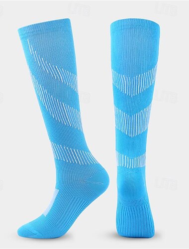  Calcetines de compresión Calcetines Deportivos Calcetines para correr 1 Par Bloque de Color Hombre Calcetines A prueba de resbalones Transpirable Reductor del Sudor Cómodo Entrenamiento de gimnasio