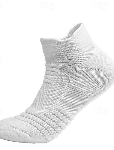  Herren 4 Paar Mehrfachpackungen Socken Laufsocken Freizeitsocken Schwarz Weiß Farbe Einfach Urlaub Sport & Outdoor Täglich Basic Mittel Frühling Herbst Mode Lässig