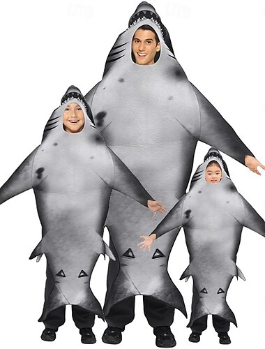  Hai Seestern Faschingskostüme Cosplay Kostüm Lustige Kostüme Kinder Erwachsene Herren Damen Jungen Cosplay Leistung Party Halloween Karneval Maskerade Einfaches Karnevalskostüm