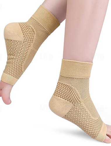  Calcetines de compresión Calcetines Deportivos Calcetines para correr 1 Par Básico Mujer Calcetines de tubo Transpirable Reductor del Sudor Cómodo Entrenamiento de gimnasio Corriendo Correr Patineta
