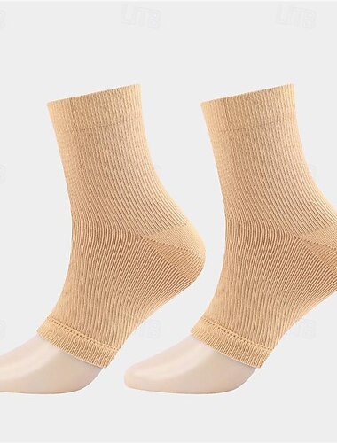  Kompressionsbeinschoner 1 Paar Grundlegend Damen Röhrensocken Atmungsaktiv Schweißableitend Komfortabel Fitnesstraining Basketball Laufen Joggen Radsport Sport Einfarbig Nylon Schwarz Weiß Fuchsie