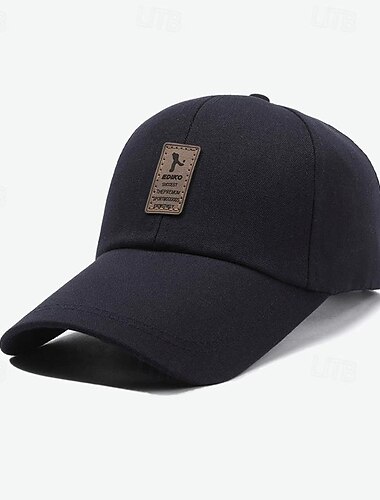  Bărbați Șapcă de baseball Palarie de soare Căciulă de camioner Negru Roșu-aprins Poliester Modă Casual Stradă Zilnic Scrisă Ajustabile Cremă Cu Protecție Solară Respirabil
