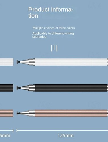  Capacitieve pen Voor Sony Ericsson Samsung Xiaomi Universeel Huawei Ondersteuning van alle tablets Apple iPhone Draagbaar Nieuw ontwerp Aanbiddelijk Metaal