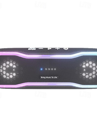  Tragbarer Mini-Bluetooth-Lautsprecher mit 30 W und hoher Audioleistung, Subwoofer für den Außenbereich, IPX7-wasserdicht, für Telefon und Computer