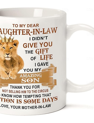  ik gaf je mijn geweldige zoon - beste cadeau voor schoondochter 11oz keramische mok - wit cadeau voor vrienden - ideaal voor koffie thee en chocolade