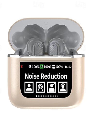  Kabelloses Headset ANC Bluetooth-Headset LCD Digitalanzeige Sport-Headset mit eingebautem Mikrofon