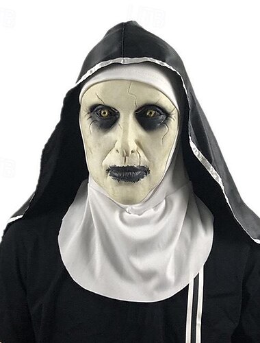  La suora Zombie Maschera Puntelli di Halloween Per adulto Per uomo Per donna Costume spaventoso Festa / Serata Festival Carnevale martedì grasso Costume di Carnevale facile
